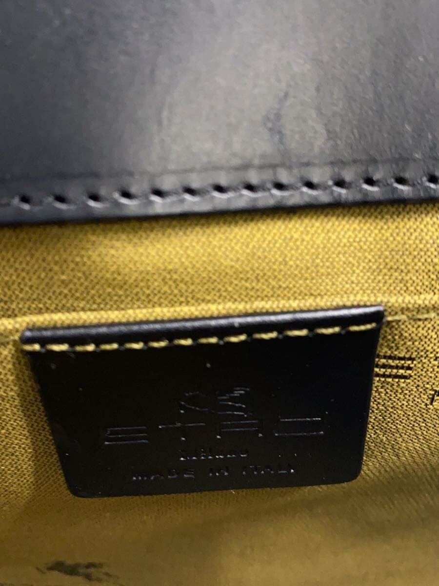 ETRO Shoulder Bag Leather GRY All Over Pattern 7