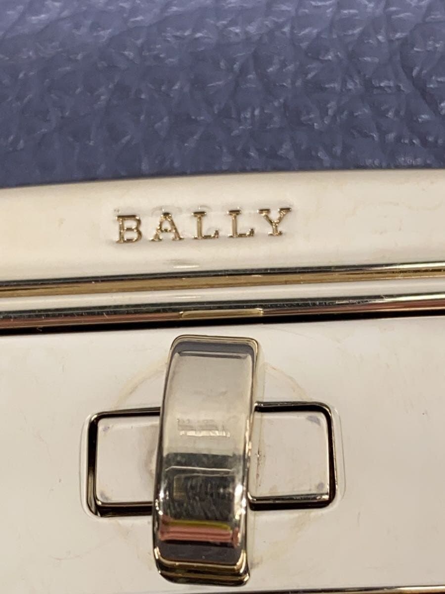 BALLY Handbag Leather GRY 5