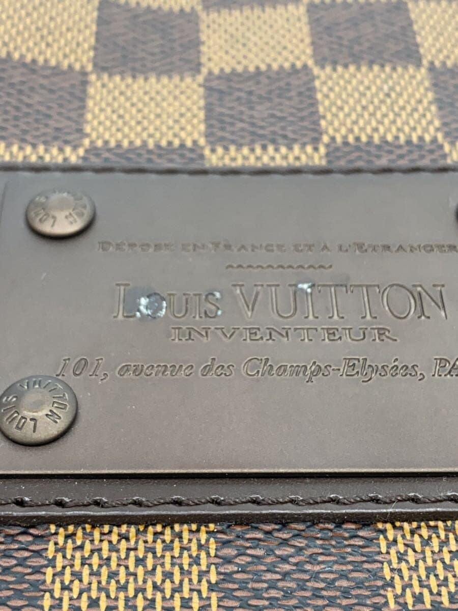 LOUIS VUITTON Brooklyn PM_Damier Ebene PVC BRW 8