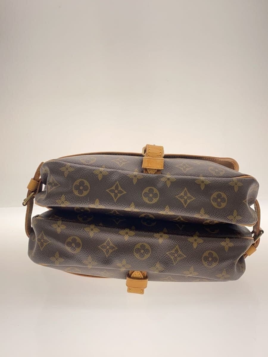 LOUIS VUITTON 1) Soumure 30 Monogram Canvas PVC BRW M42256 4