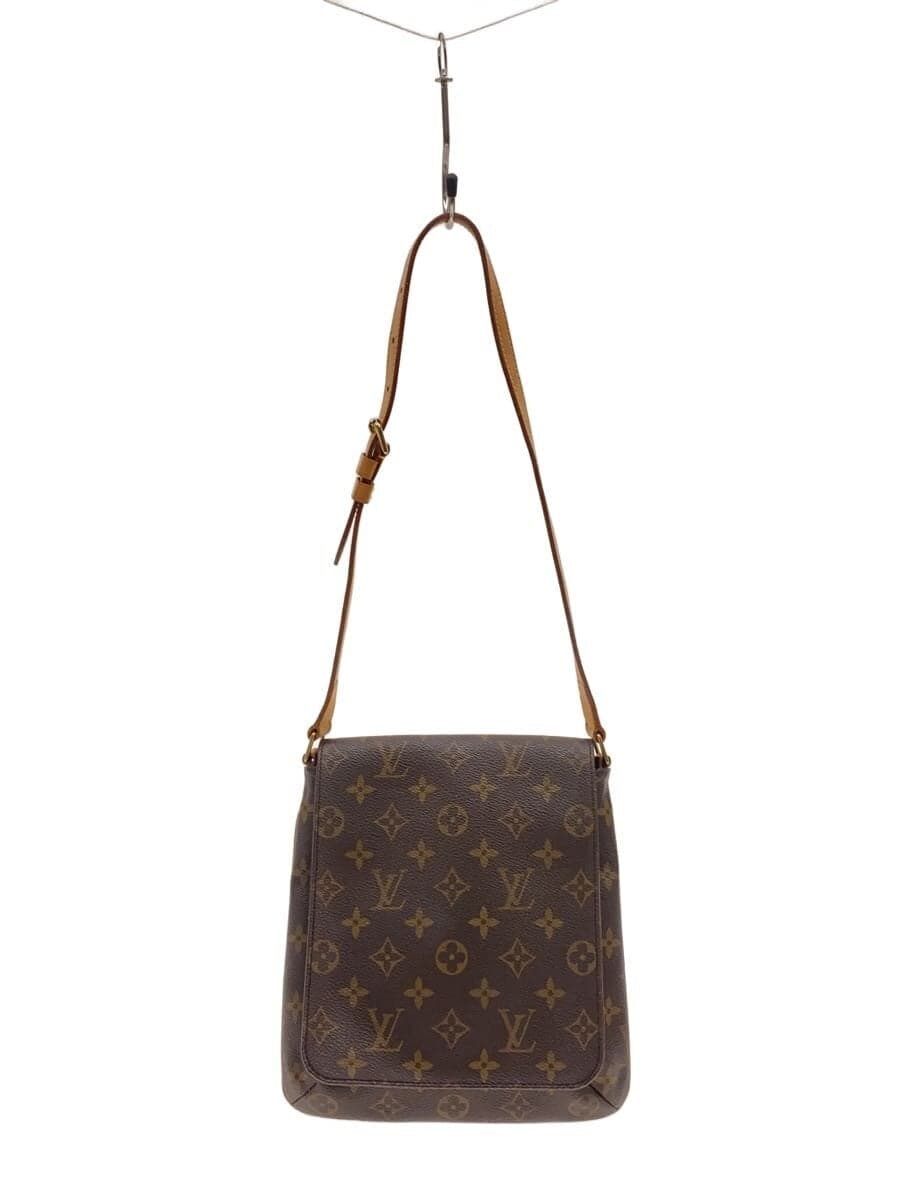 LOUIS VUITTON Musette Monogram Canvas PVC BRW M51256