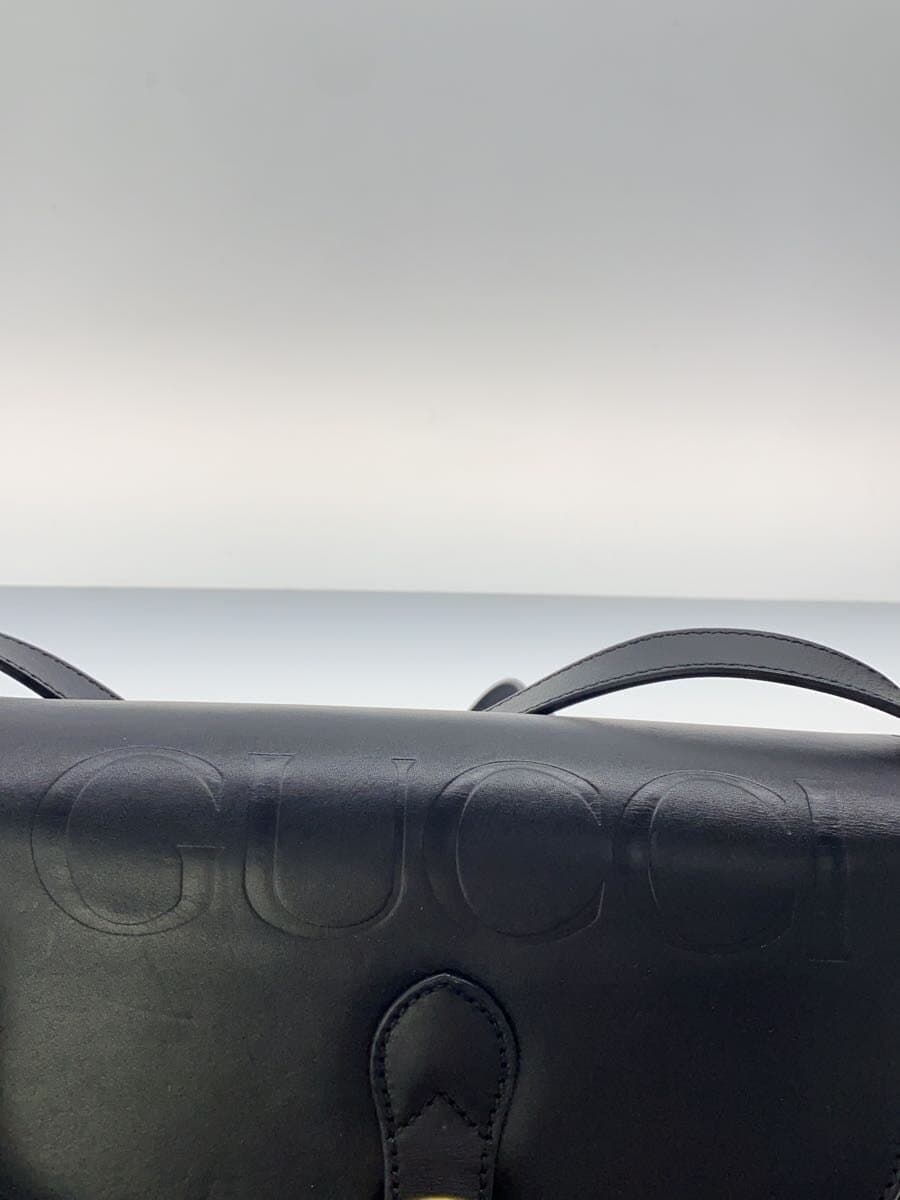 GUCCI Shoulder Bag Leather BLK 675923 5