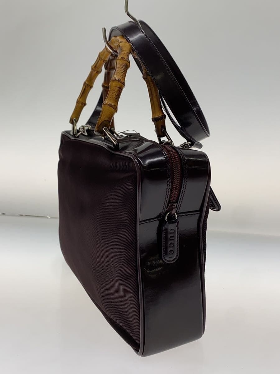 GUCCI handbag nylon BRD solid color 2