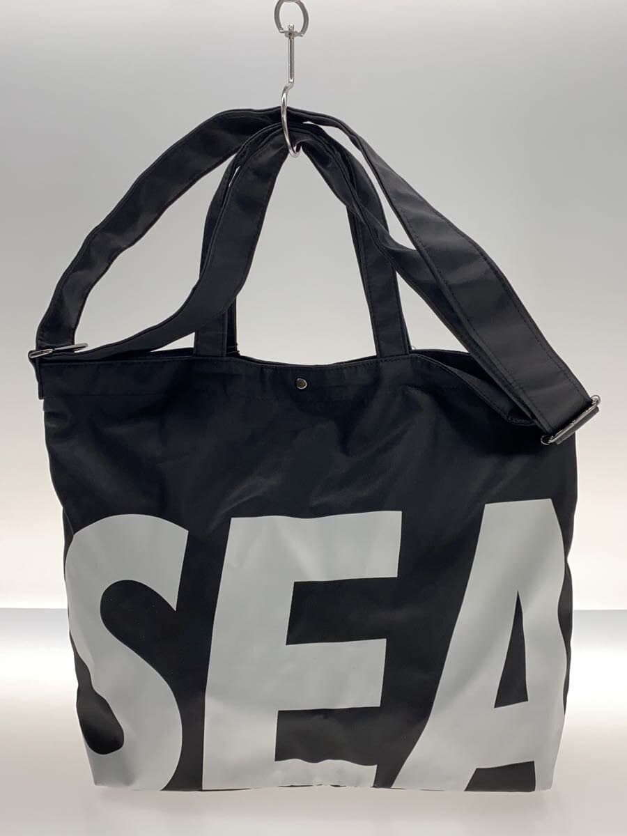 WIND AND SEA Shoulder Bag Polyester BLK 3