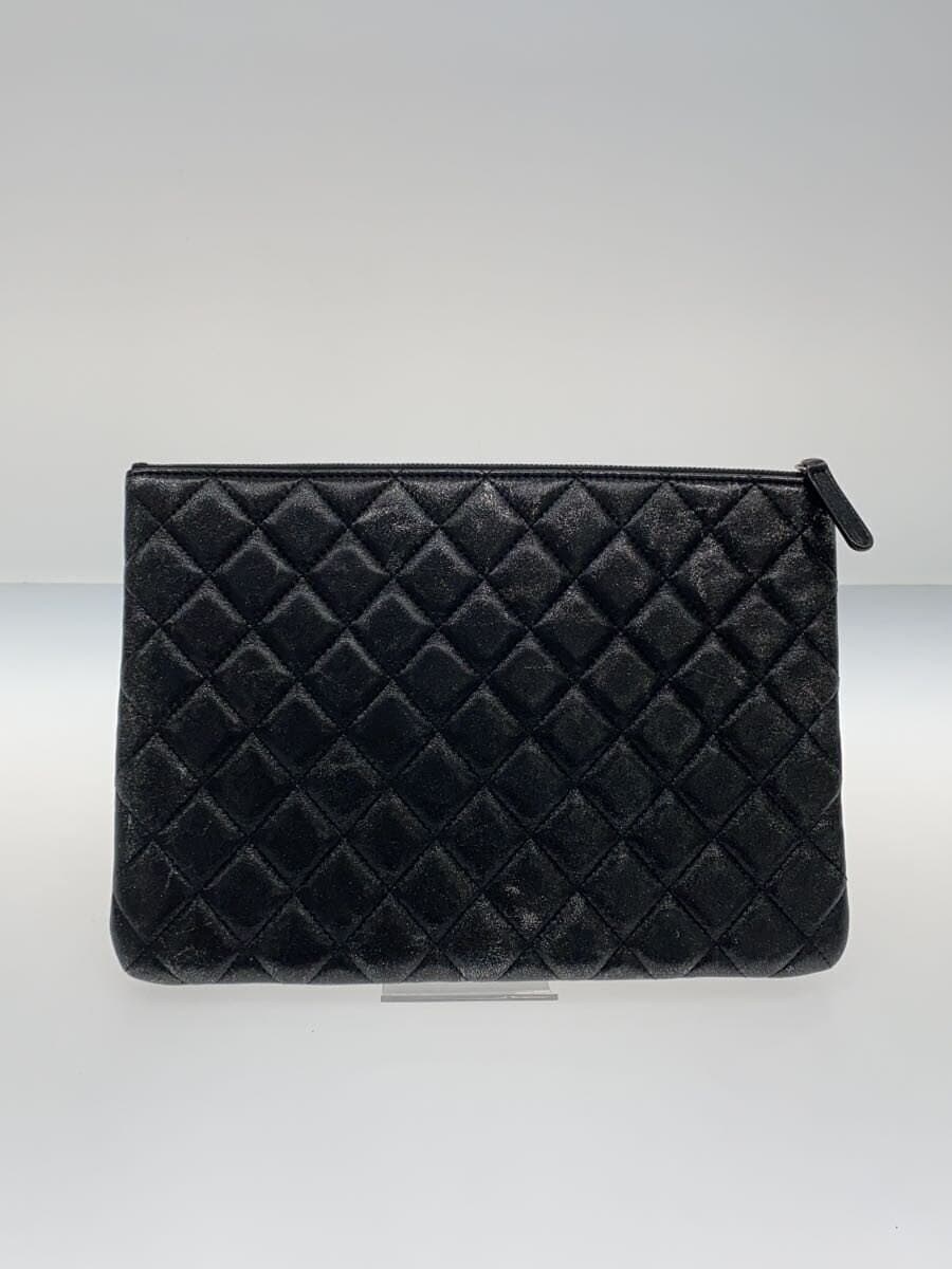 CHANEL Clutch Bag BLK All Over Pattern 3