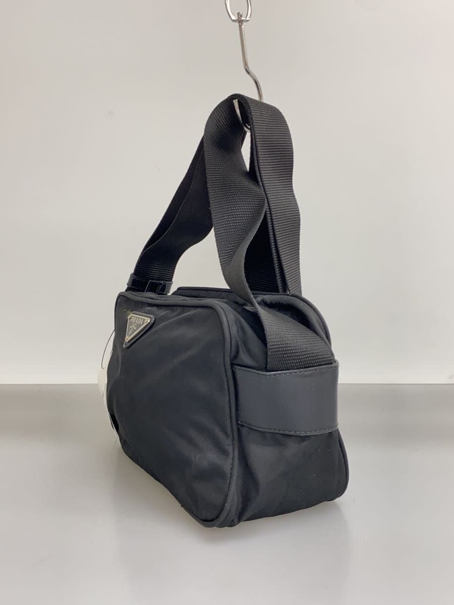 PRADA Shoulder Bag Nylon BLK Solid 2