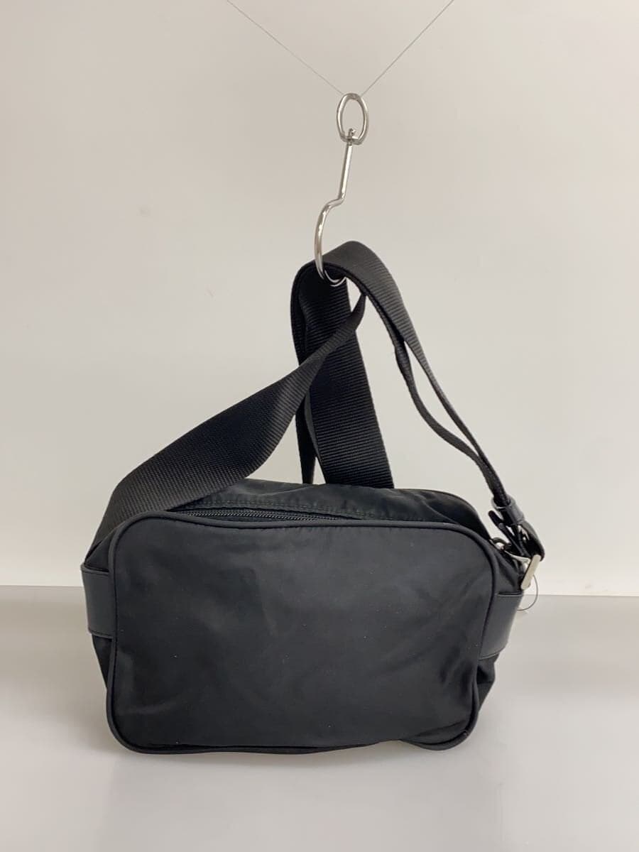 PRADA Shoulder Bag Nylon BLK Solid 3