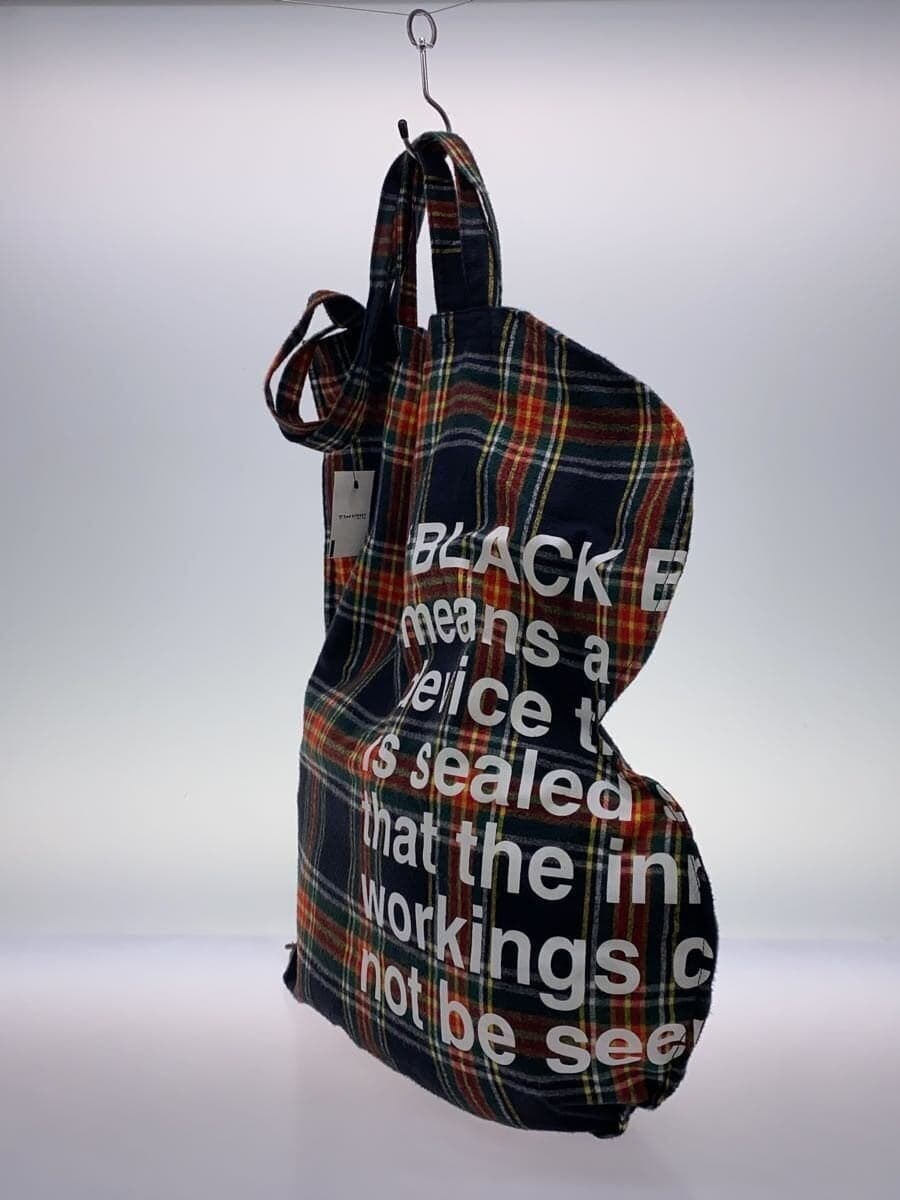 A MACHINE tote bag -- multicolor check 2