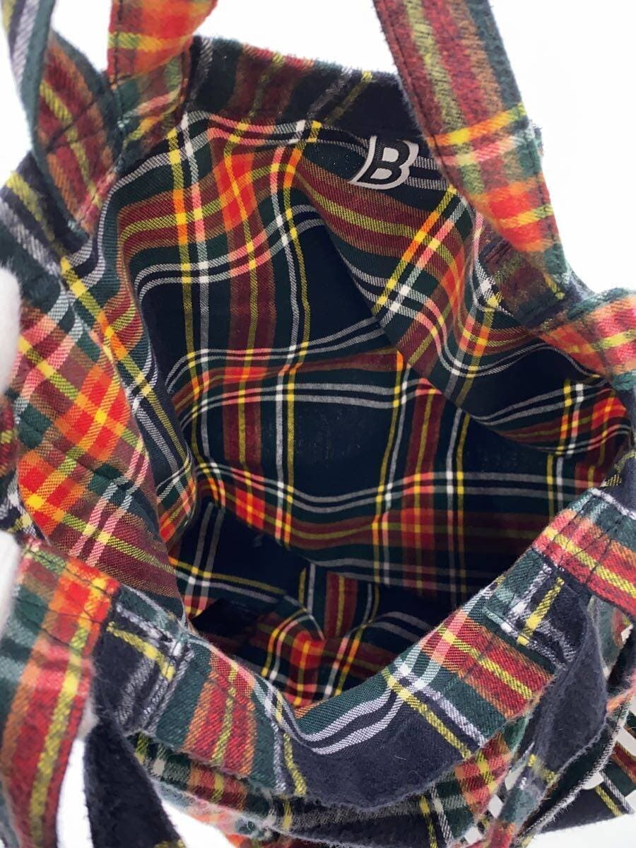 A MACHINE tote bag -- multicolor check 6