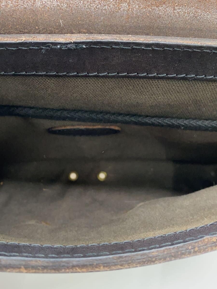 GLAD HAND Shoulder Bag Leather BRW 6