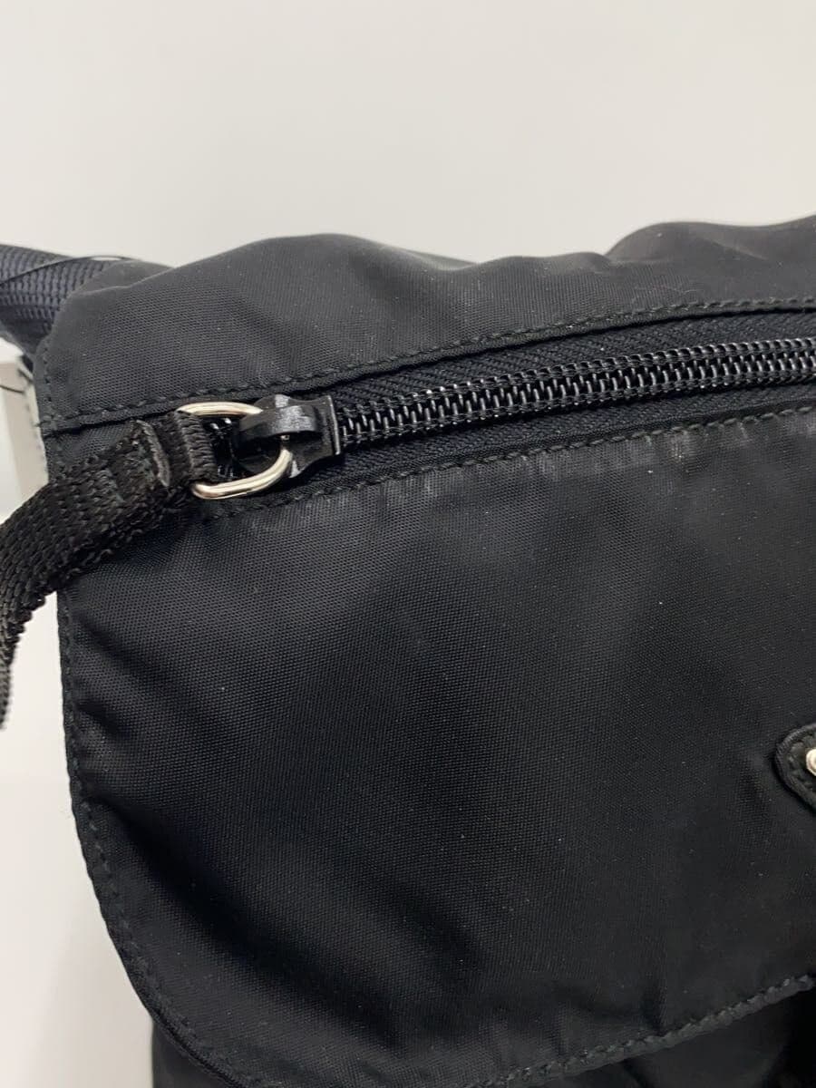 PRADA Shoulder Bag Nylon BLK Solid 6