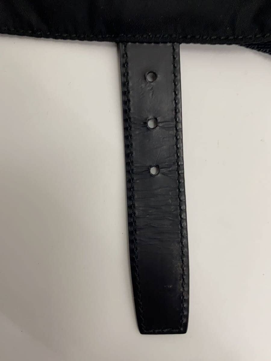 PRADA Shoulder Bag Nylon BLK Solid 7