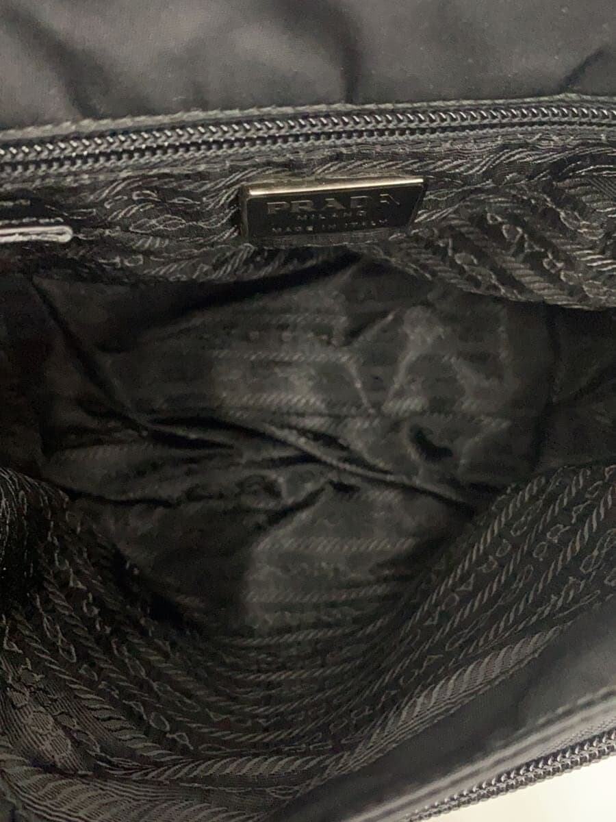 PRADA Shoulder Bag Nylon BLK Solid 8