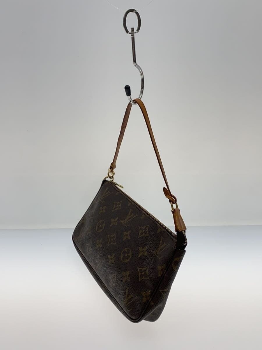 LOUIS VUITTON 1) Pochette Accessoires Monogram Canvas PVC BRW M51980 2