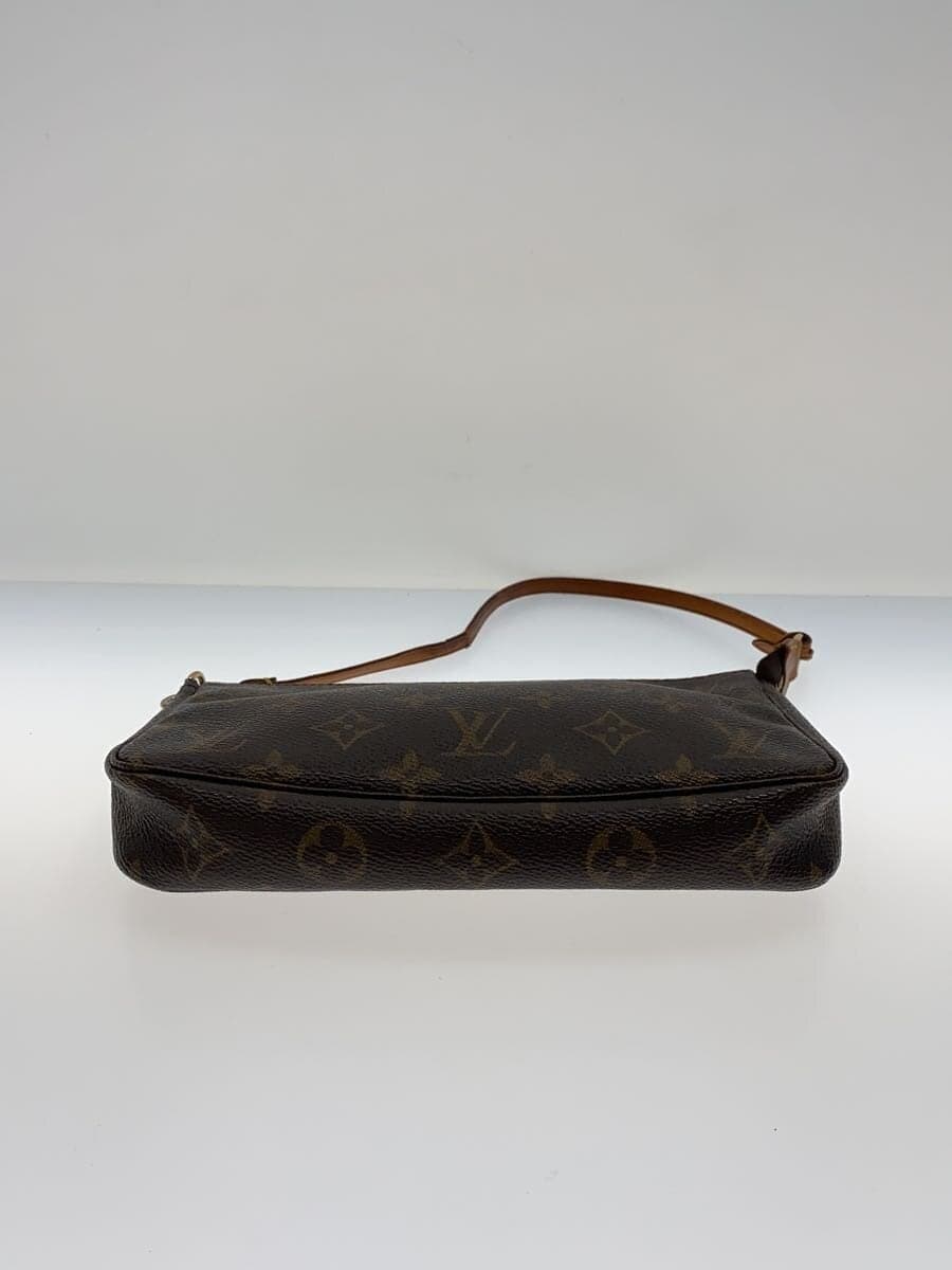 LOUIS VUITTON 1) Pochette Accessoires Monogram Canvas PVC BRW M51980 4