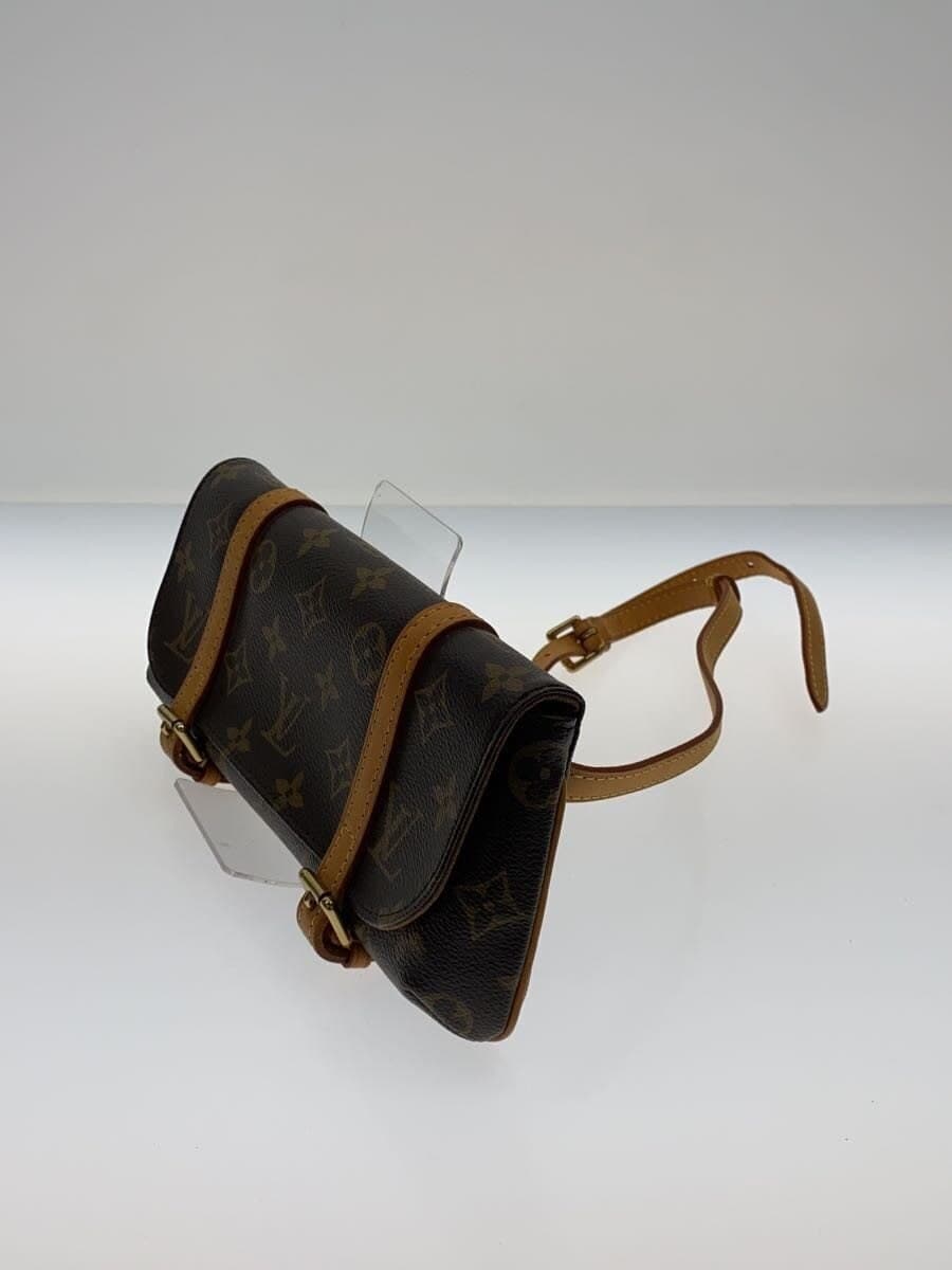 LOUIS VUITTON Pochette Marais Monogram Canvas PVC BRW M51159 2