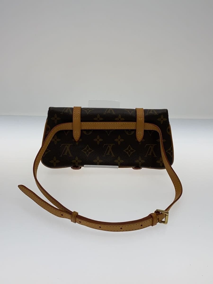 LOUIS VUITTON Pochette Marais Monogram Canvas PVC BRW M51159 3