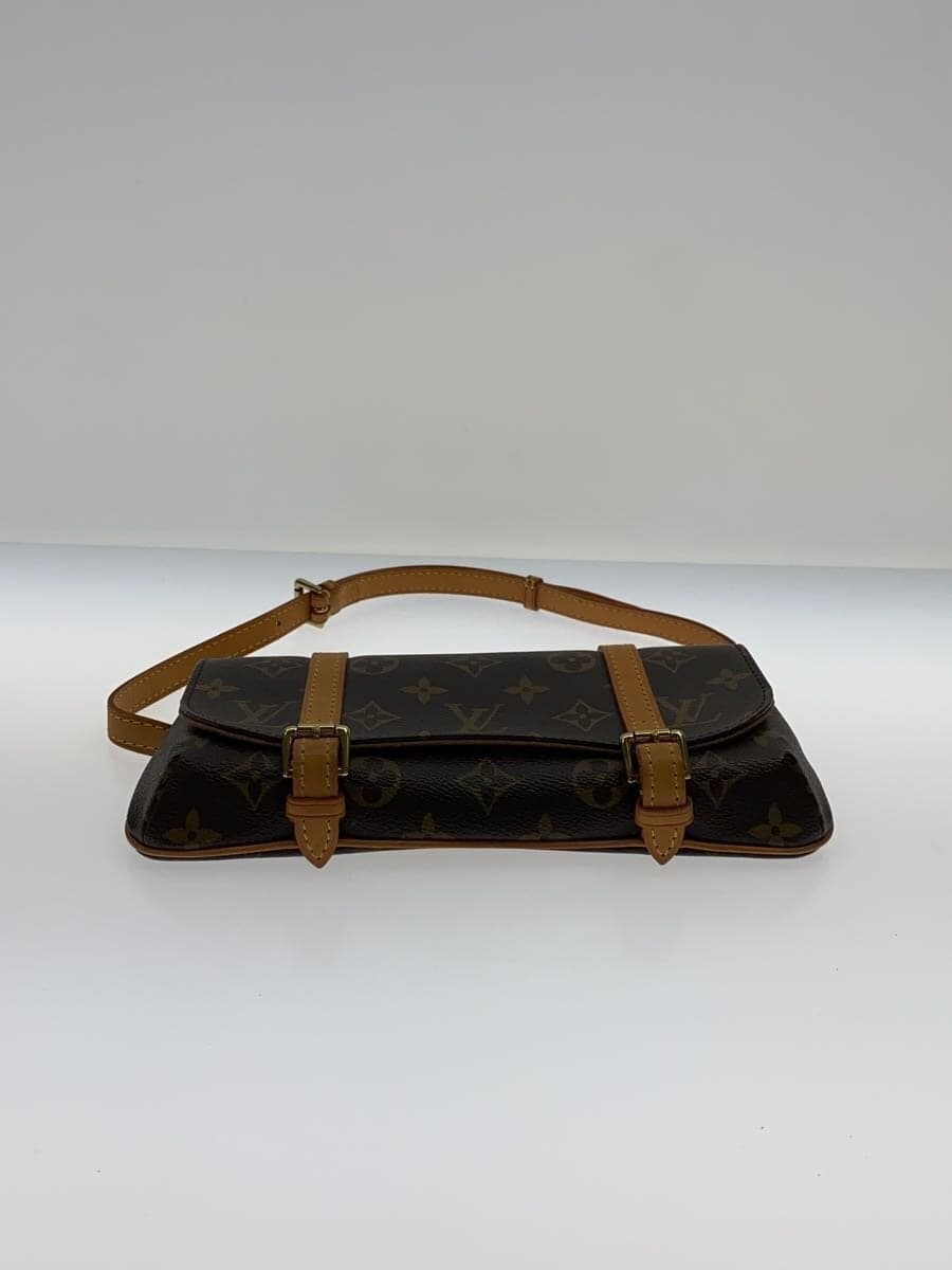 LOUIS VUITTON Pochette Marais Monogram Canvas PVC BRW M51159 4