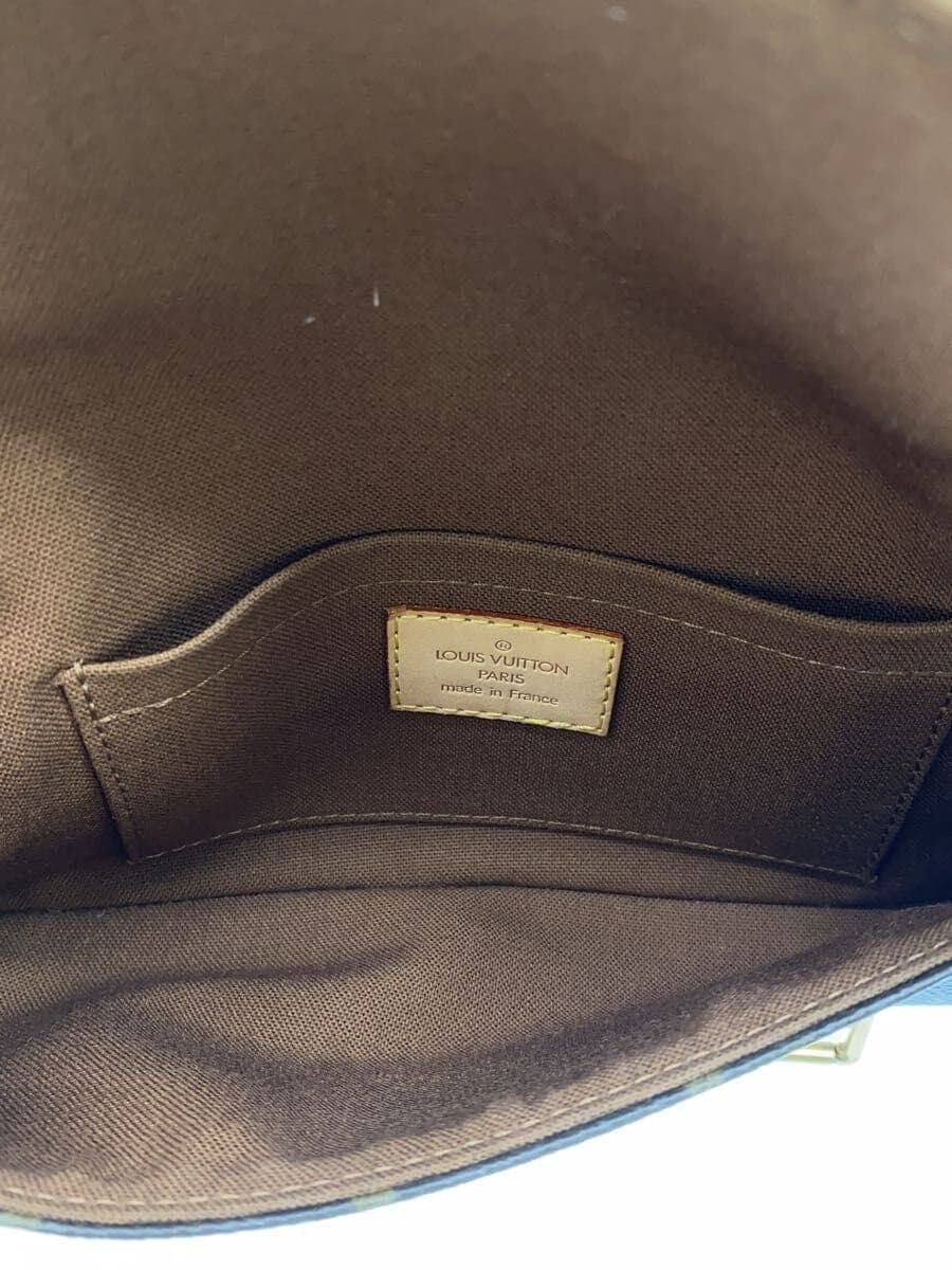 LOUIS VUITTON Pochette Marais Monogram Canvas PVC BRW M51159 6