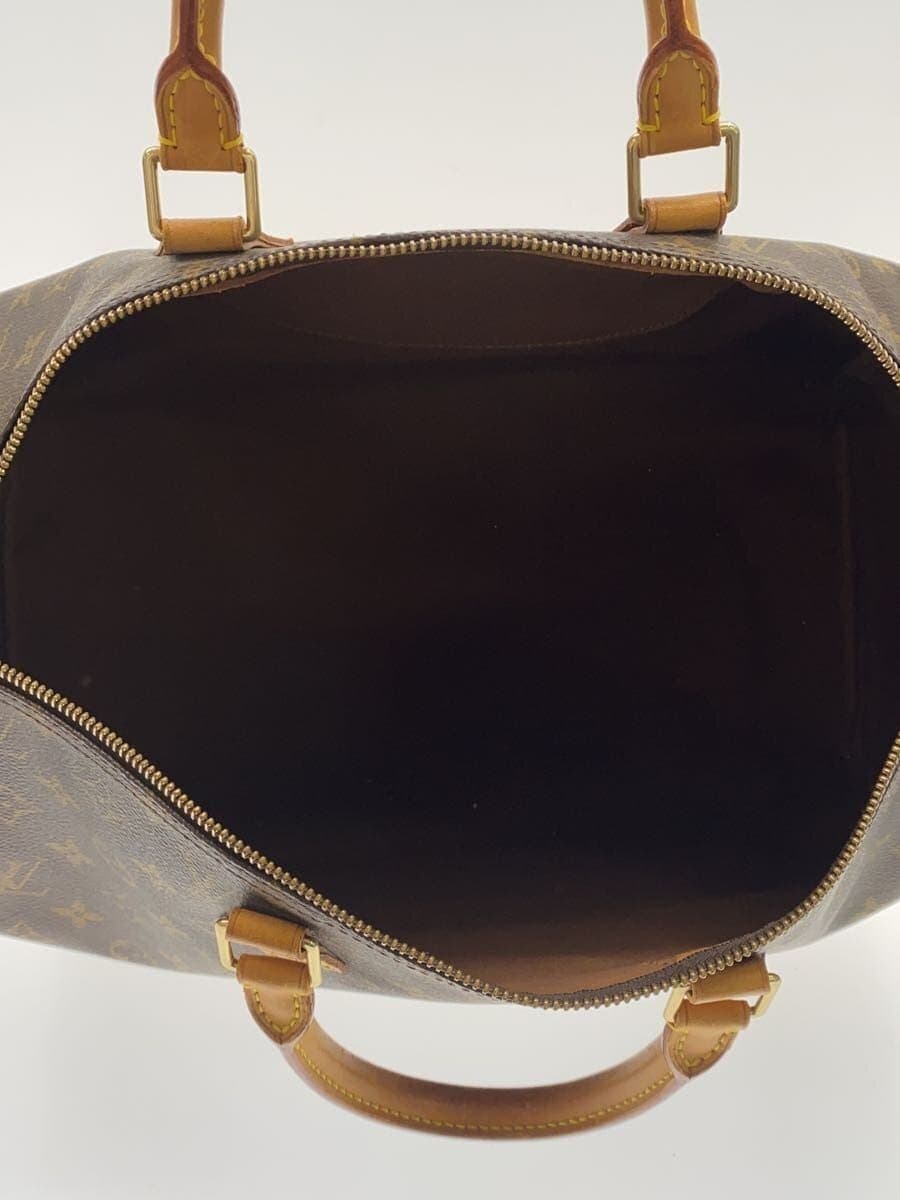 LOUIS VUITTON 2) Speedy 40 Monogram Canvas PVC BRW M41106 6