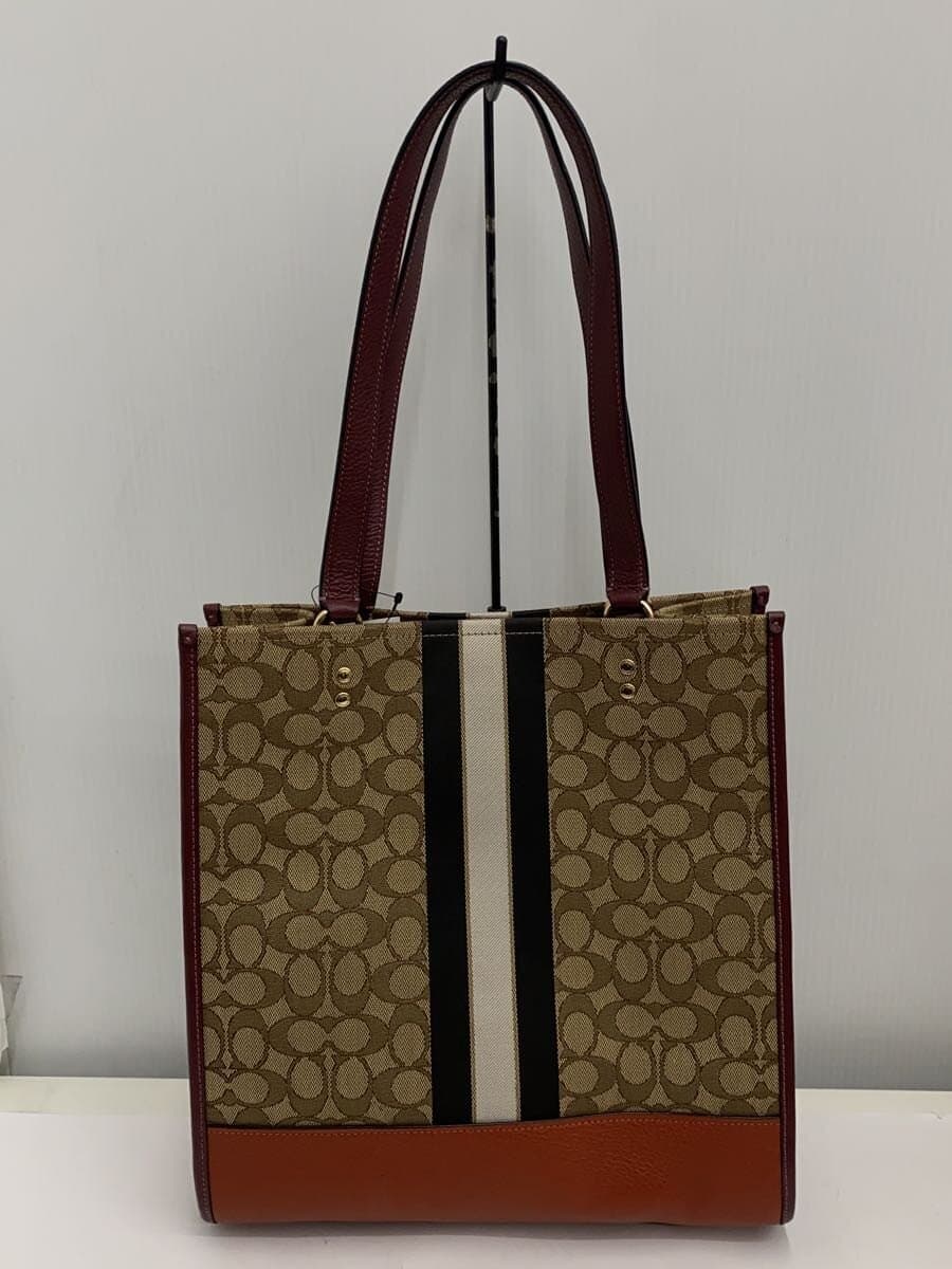 COACH Tote Bag_Signature Canvas BRW 3