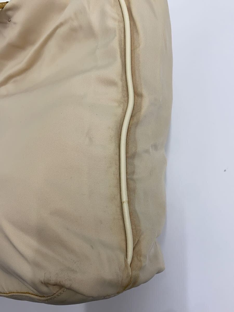 PRADA Tote Bag Nylon BEG Solid Color B11214 7