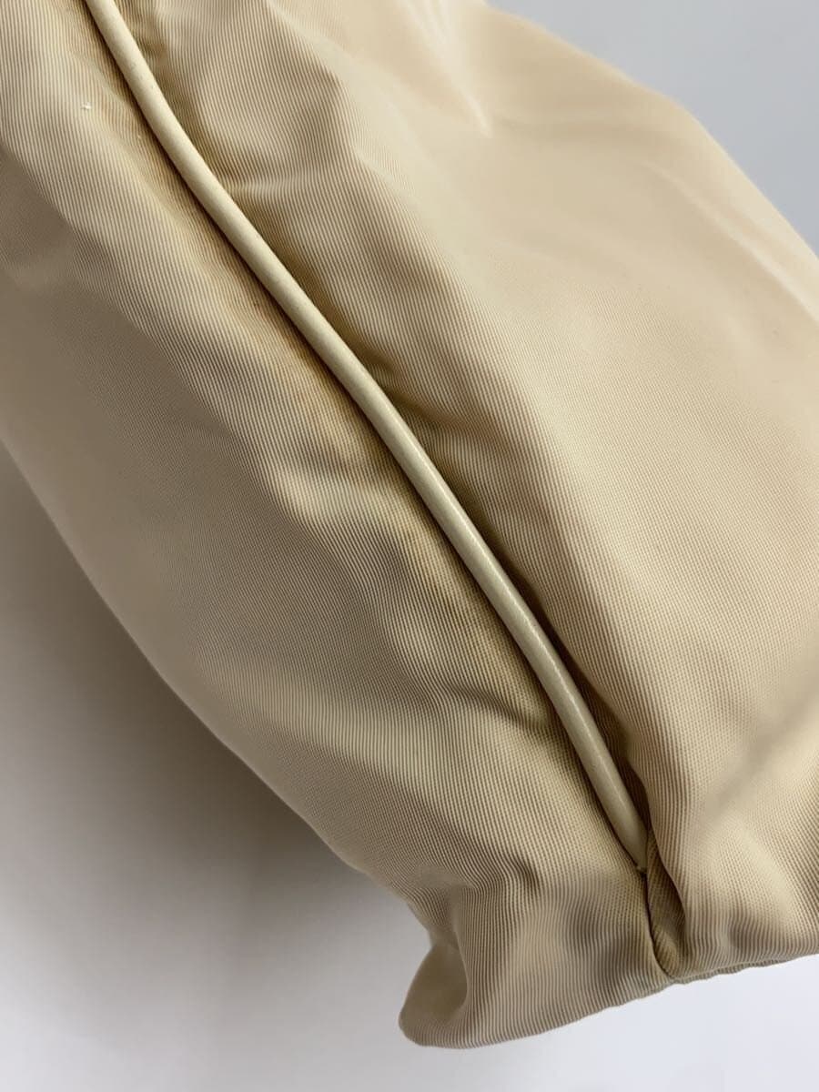 PRADA Tote Bag Nylon BEG Solid Color B11214 8