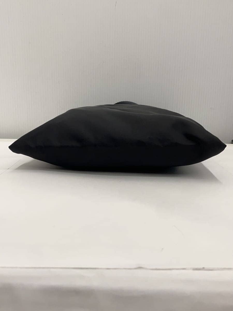 PRADA Shoulder Bag Nylon Black Solid Color 4