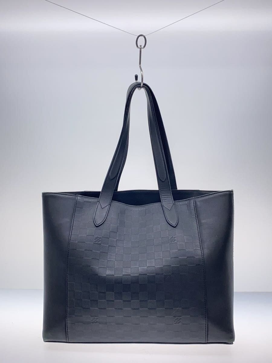 LOUIS VUITTON Cabas Voyage _Damier Infini Leather BLK 3