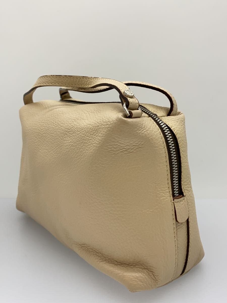 GIANNI CHIARINI handbag leather WHT plain 2