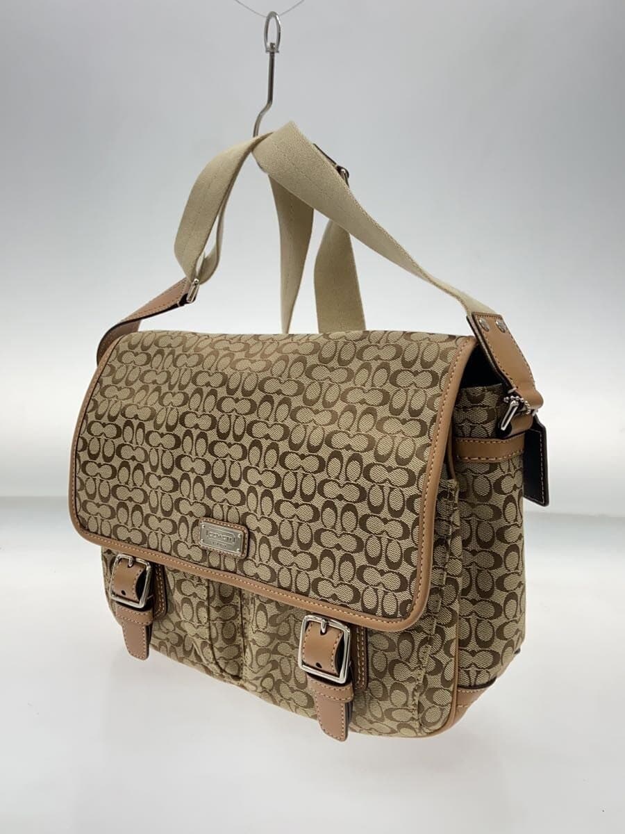 COACH Shoulder Bag_Signature Canvas CML All Over Pattern 2