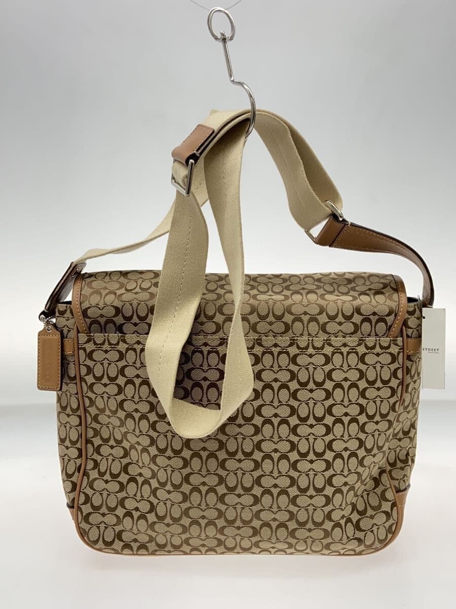 COACH Shoulder Bag_Signature Canvas CML All Over Pattern 3