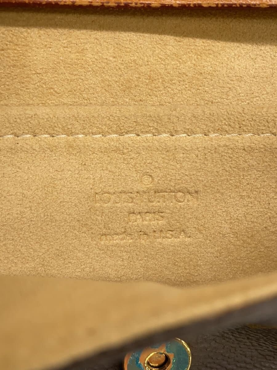 LOUIS VUITTON Pochette Twin GM_Monogram Canvas PVC BRW 5