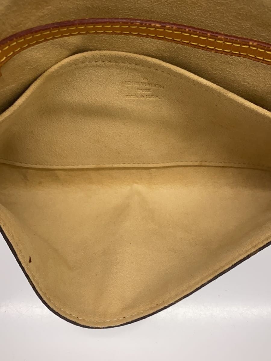 LOUIS VUITTON Pochette Twin GM_Monogram Canvas PVC BRW 6