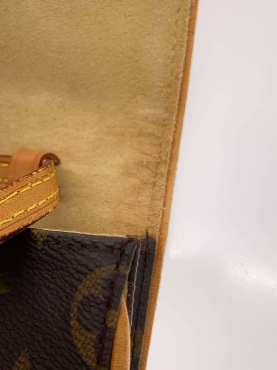 LOUIS VUITTON Pochette Twin GM_Monogram Canvas PVC BRW 7