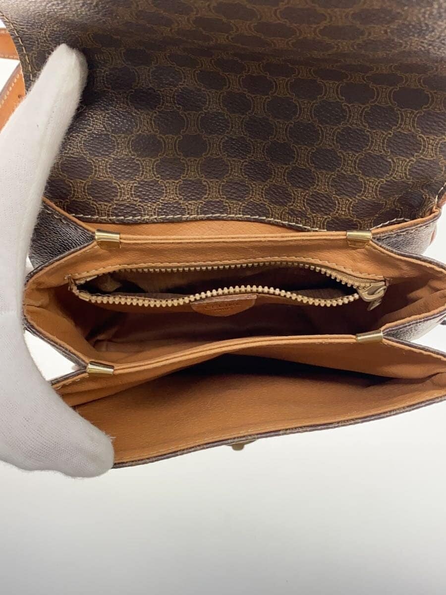 CELINE Shoulder Bag BRW All Over Pattern 6