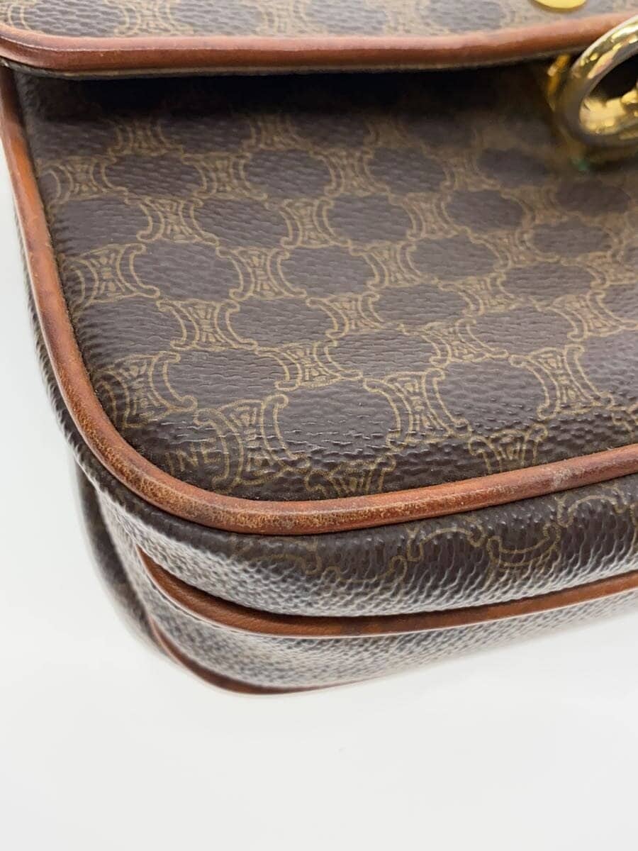 CELINE Shoulder Bag BRW All Over Pattern 8