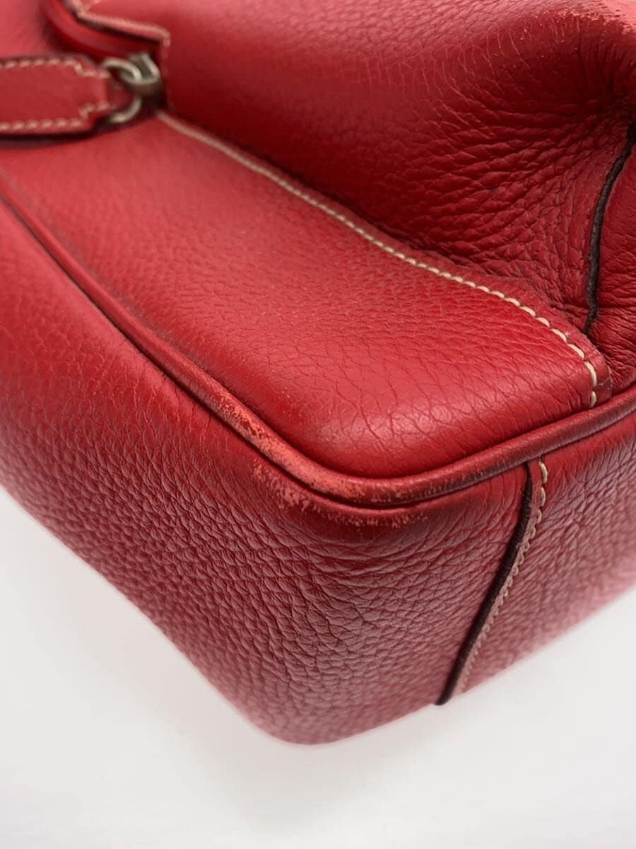 Other Brand Bag Leather RED Solid 8