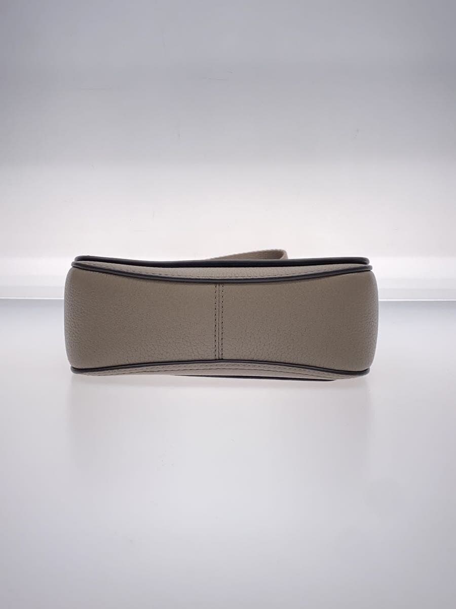 TORY BURCH Shoulder Bag Leather GRY Solid 144688 4