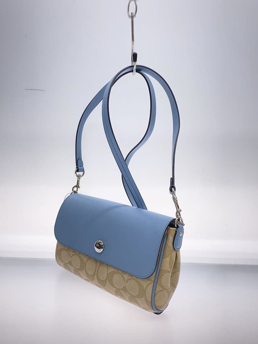 COACH Shoulder Bag_Signature_Reversible BLU All Over Pattern 2