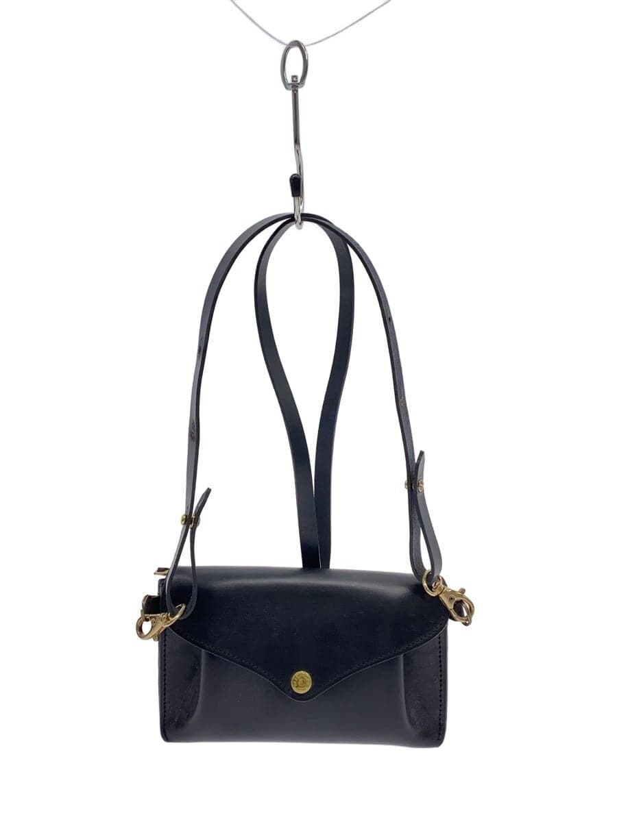 GLENROYAL Shoulder Bag Leather BLK 03-6018