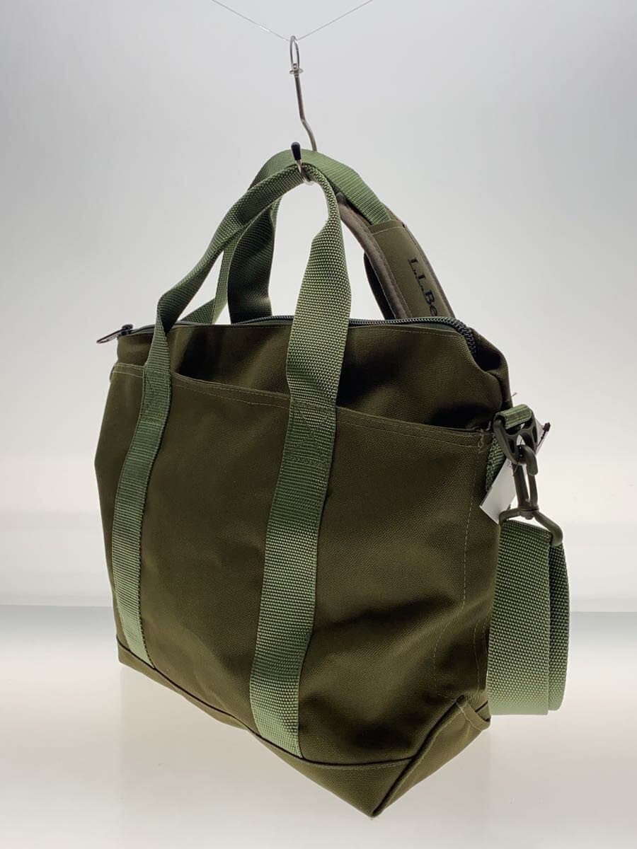 L.L.Bean Tote Bag KHK Solid 501805 Handle With Stain 2