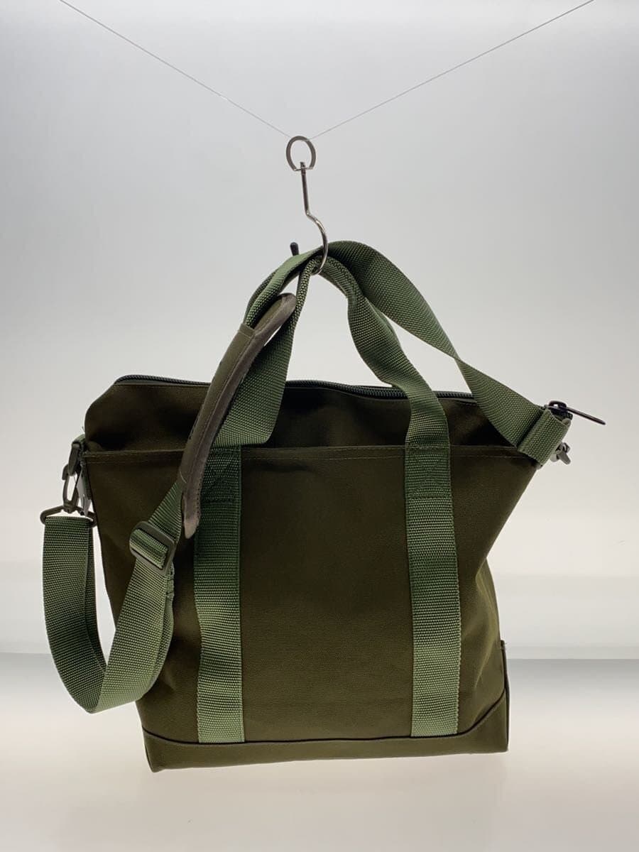 L.L.Bean Tote Bag KHK Solid 501805 Handle With Stain 3