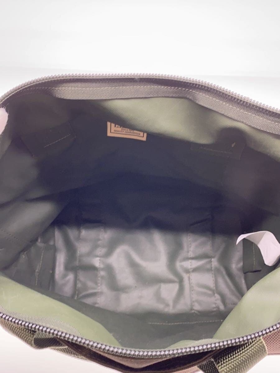 L.L.Bean Tote Bag KHK Solid 501805 Handle With Stain 6