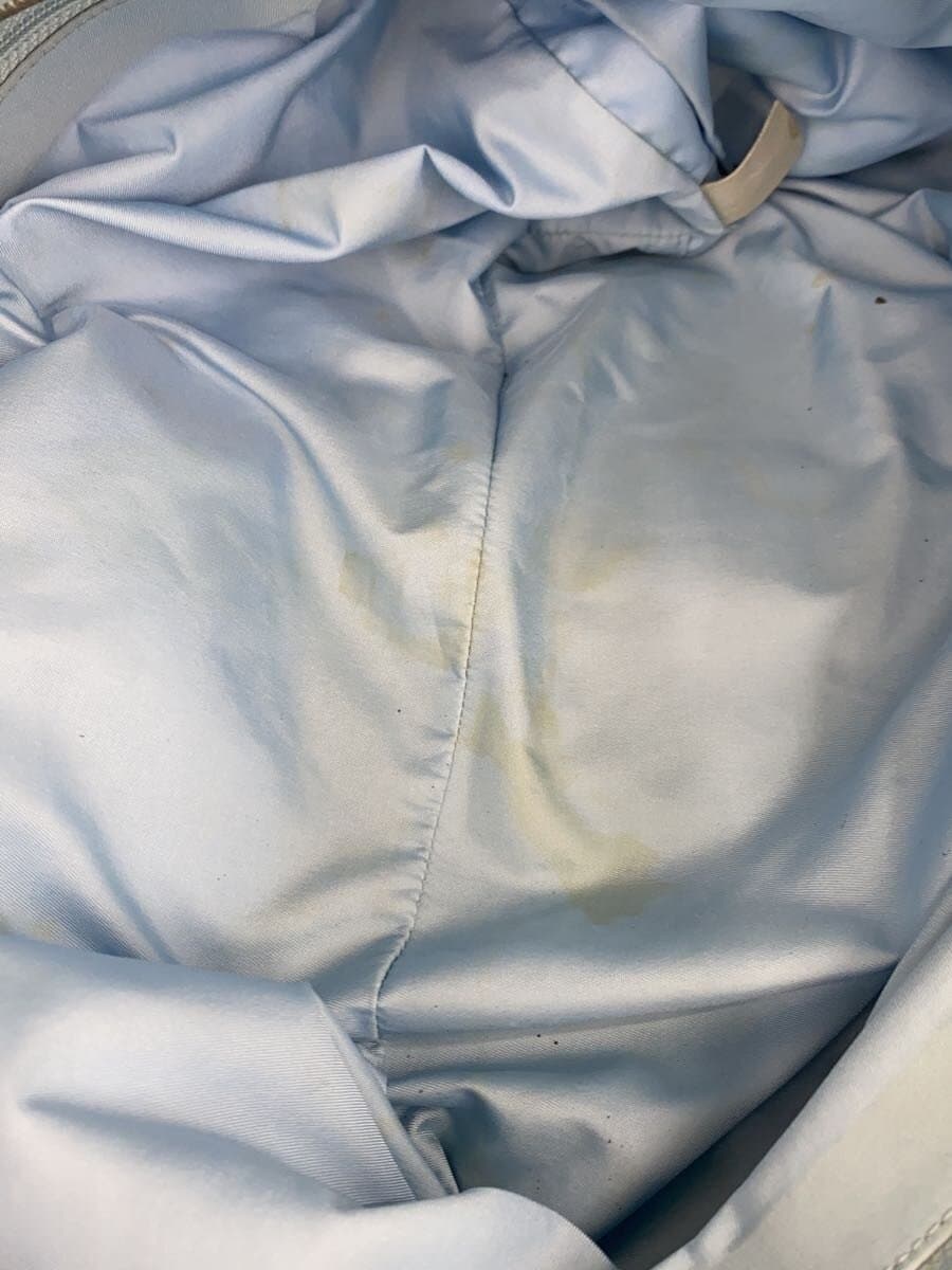 CHANEL tote bag nylon blue all-over pattern 8