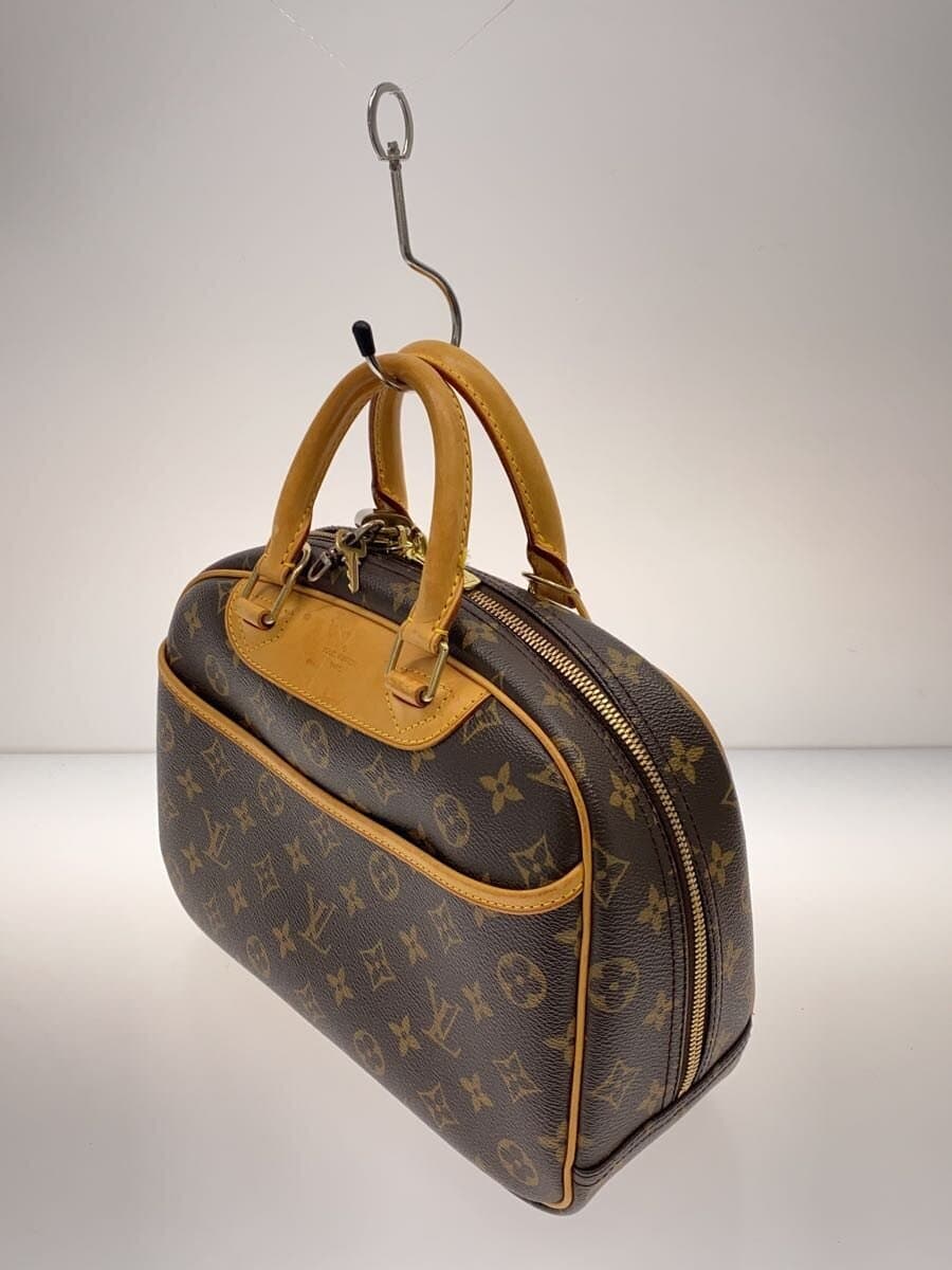 LOUIS VUITTON 1) Trouville Monogram Canvas PVC BRW M42228 2