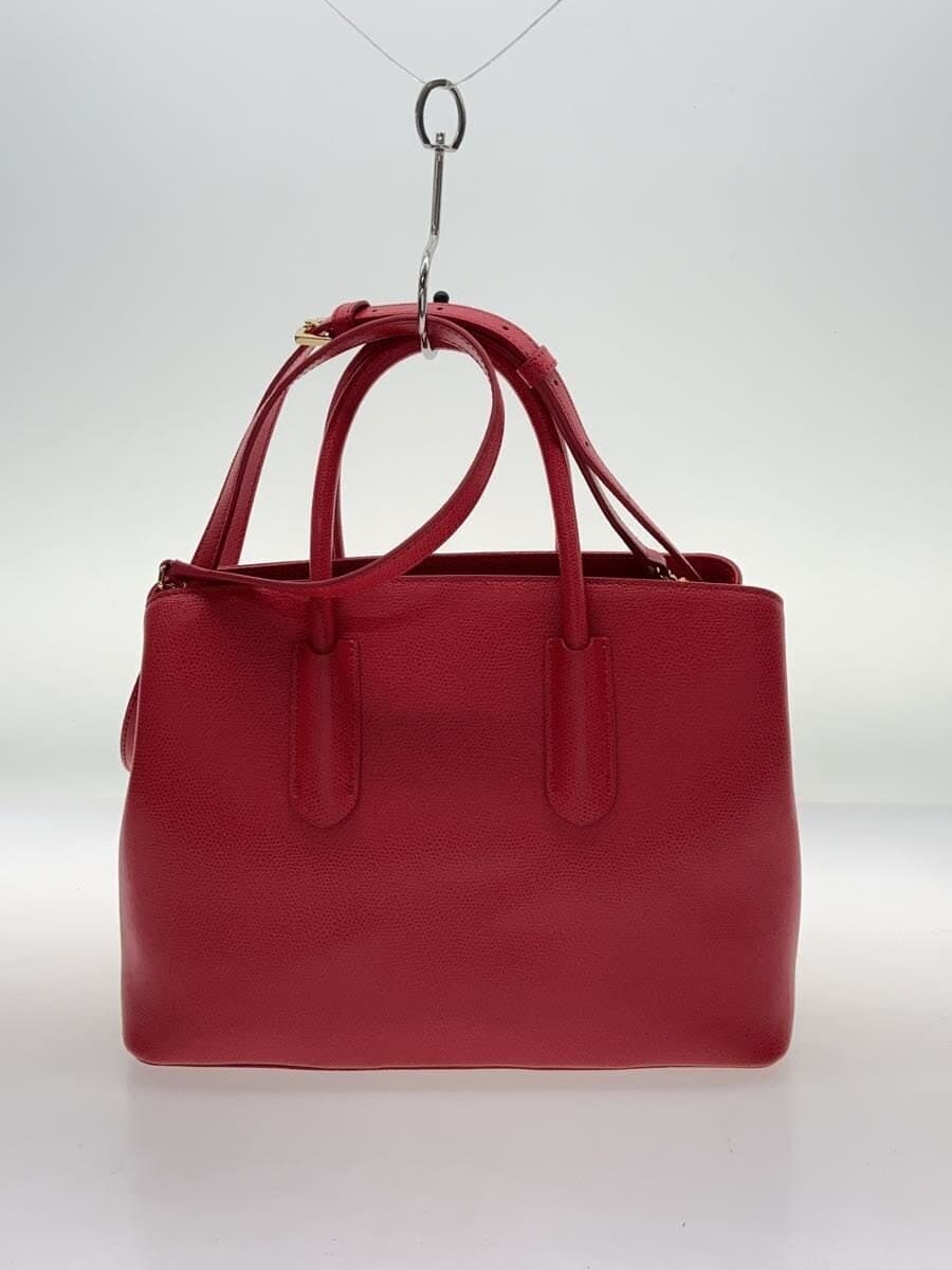 FURLA shoulder bag leather RED 3