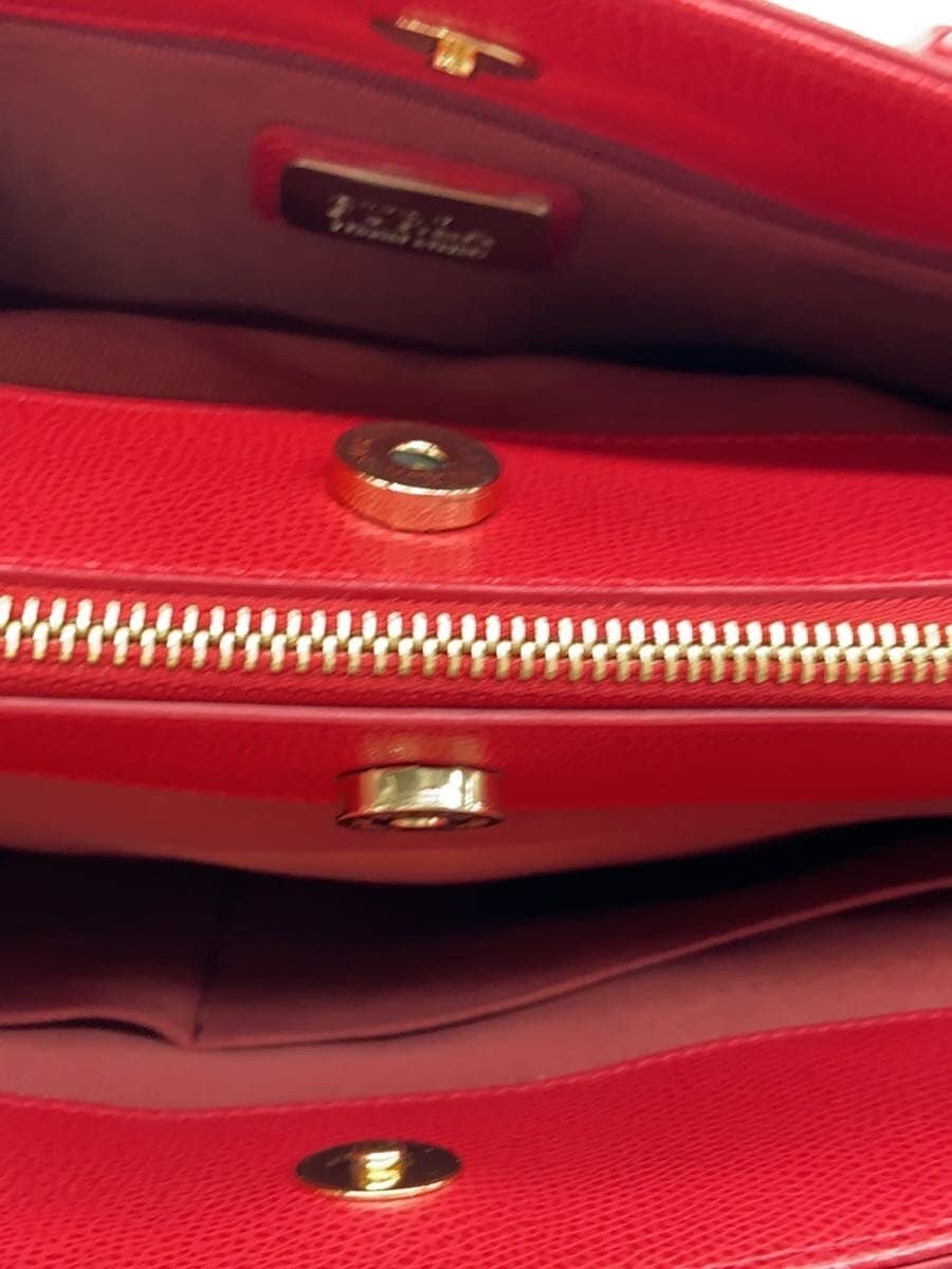 FURLA shoulder bag leather RED 6