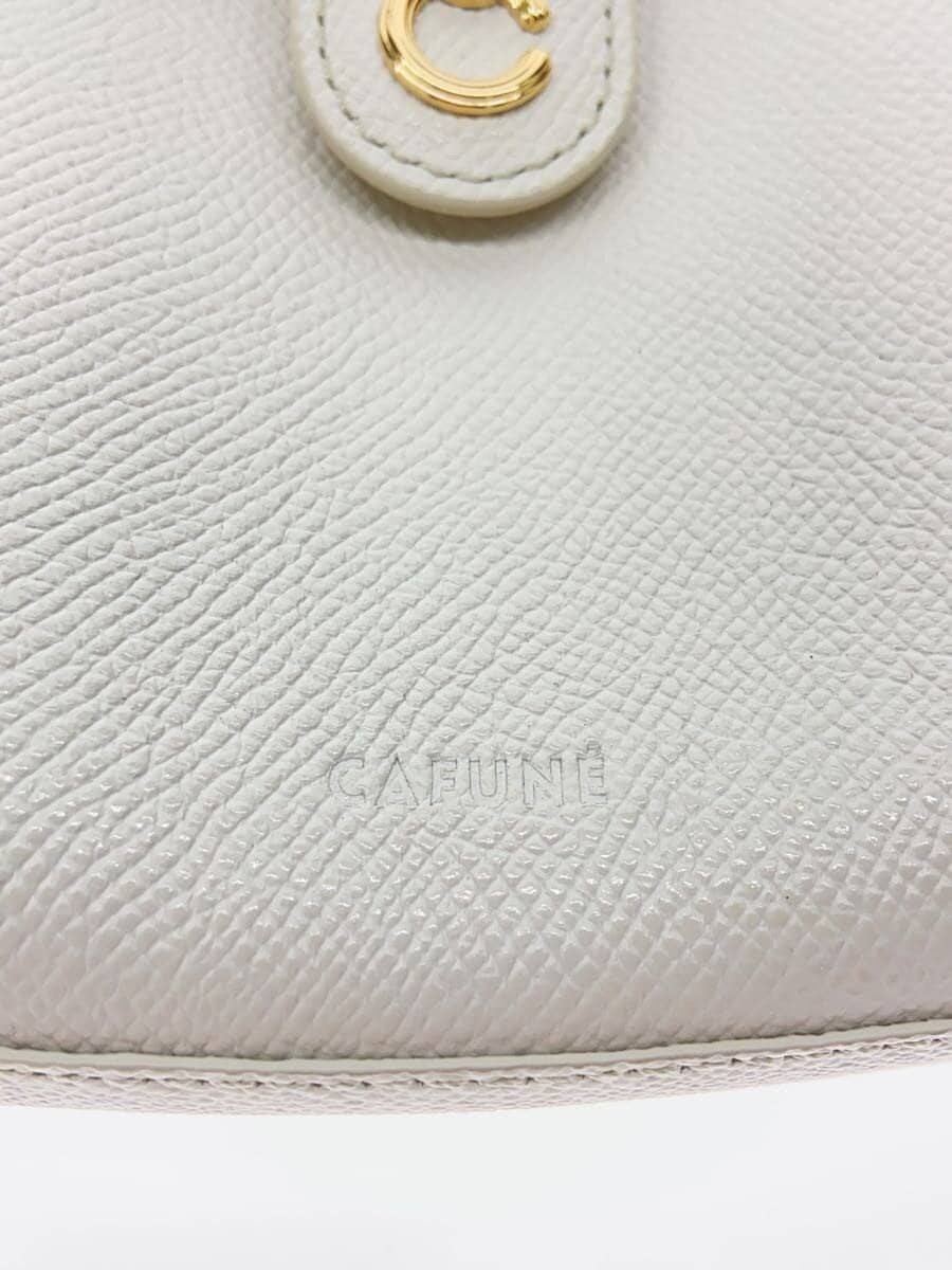 CAFUNE Trunk Box Shoulder Bag WHT 5