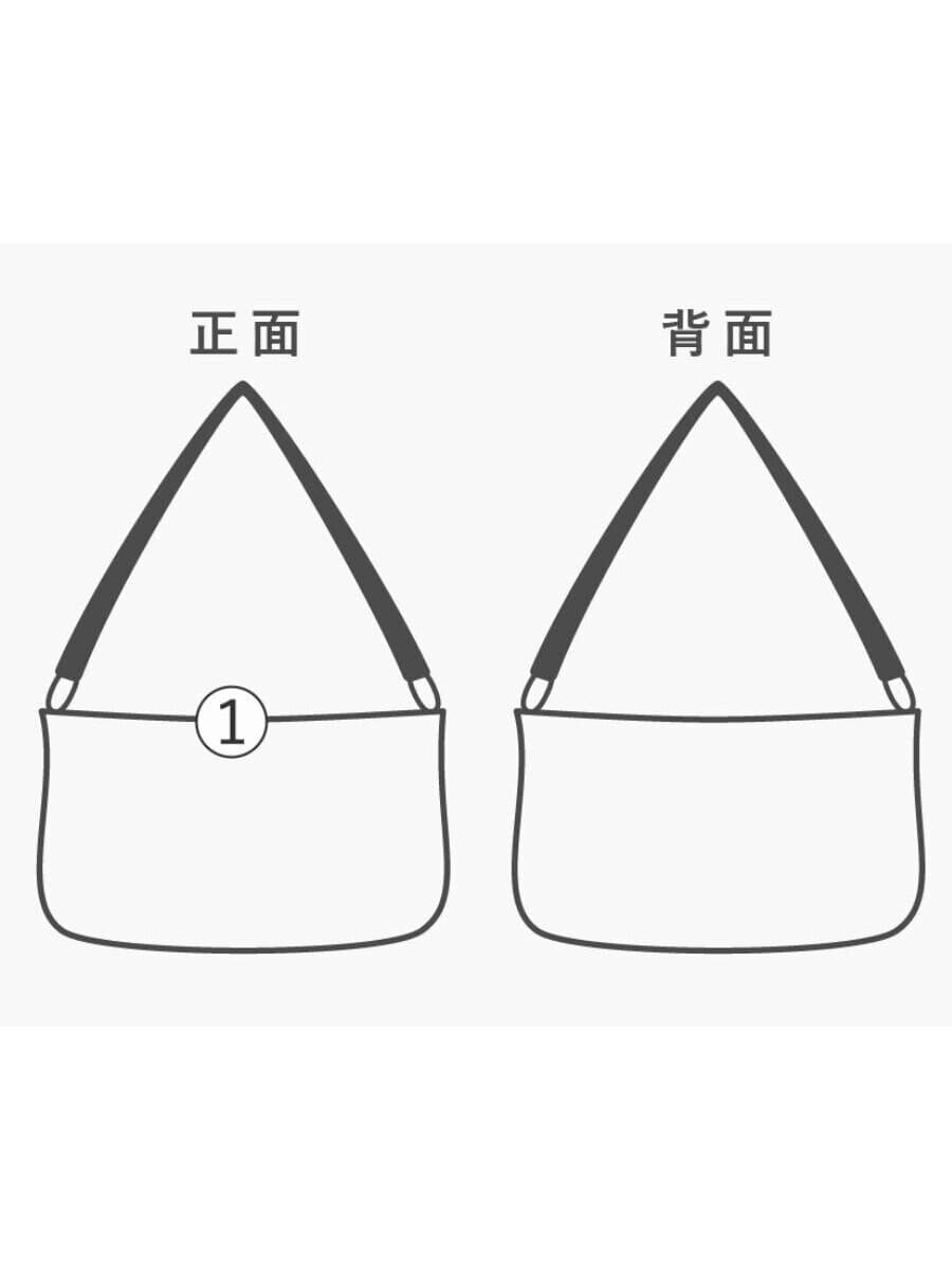 agnes b VOYAGE2-Way Tote Bag Nylon x Cowhide Black 8